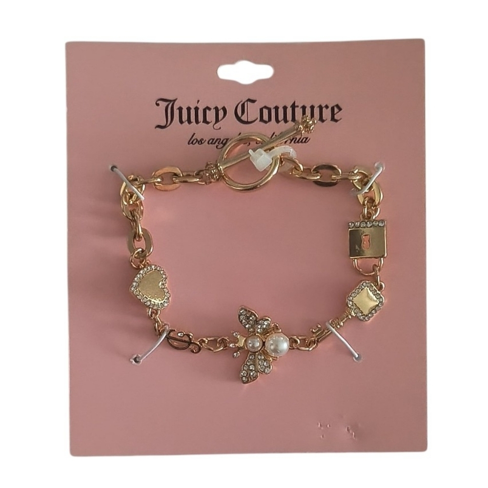 Juicy Couture Gold-tone Toggle Bracelet